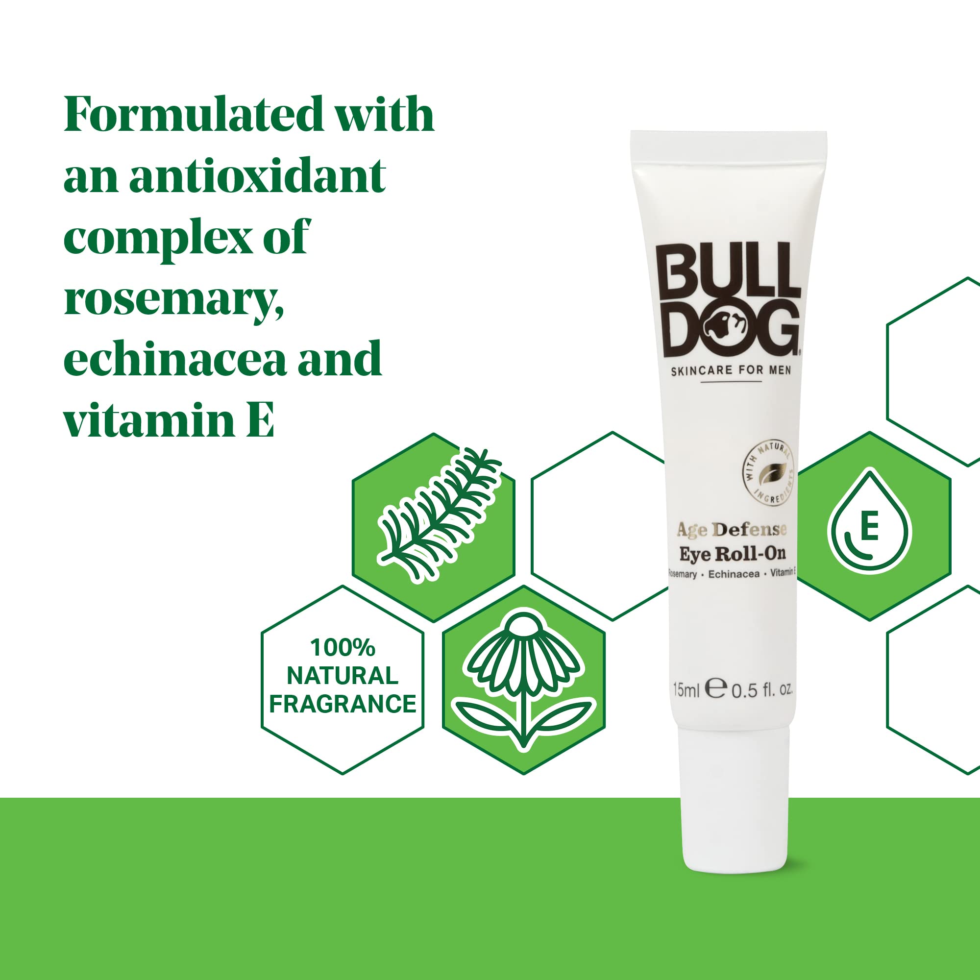 Foto 3 pulgar | Cuidado Facial Eye Roll On Bulldog Age Defense Para Hombre, 15 Ml (x2) - Venta Internacional.