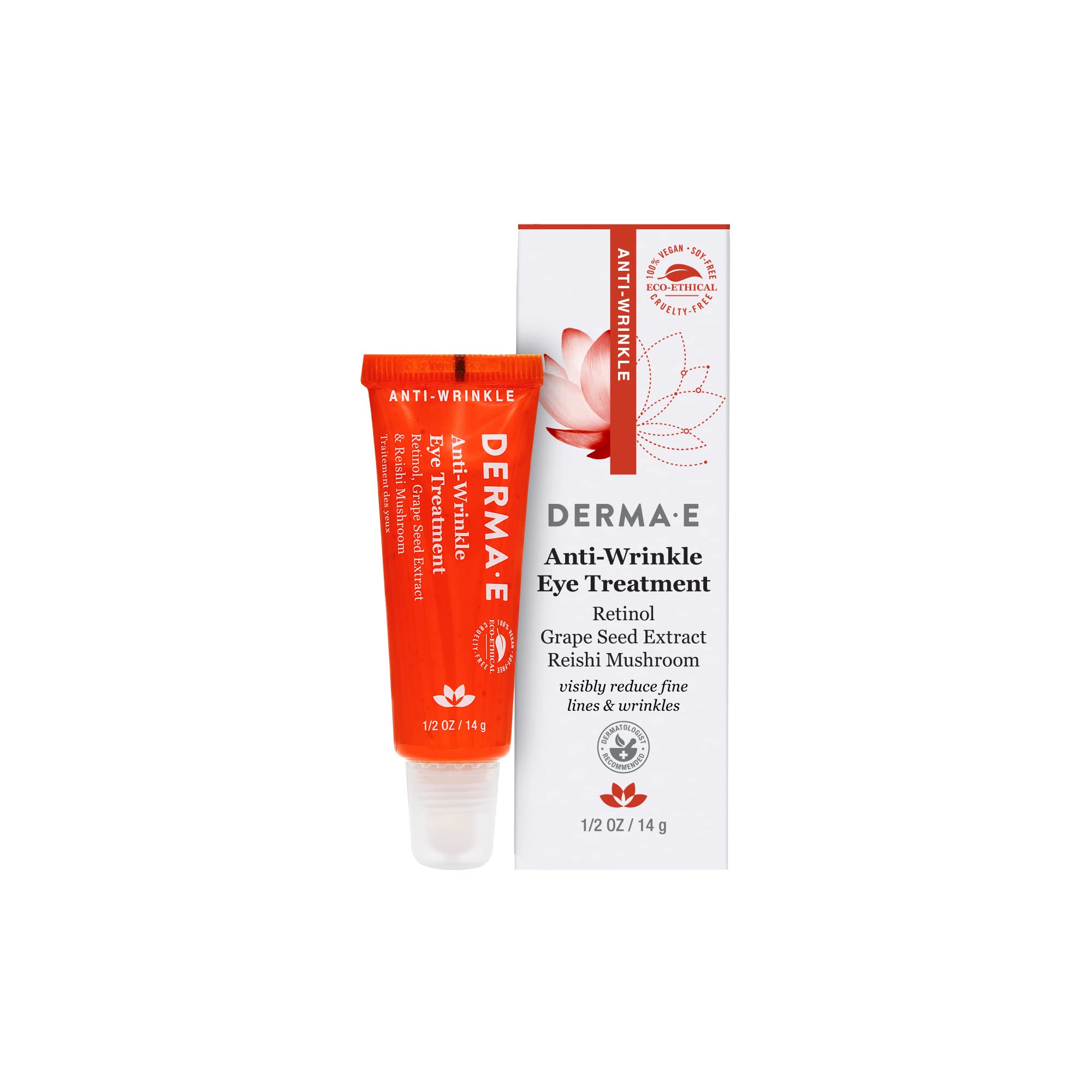 Tratamiento Para Ojos Derma E Antiarrugas Con Retinol 15 Ml - Venta Internacional.