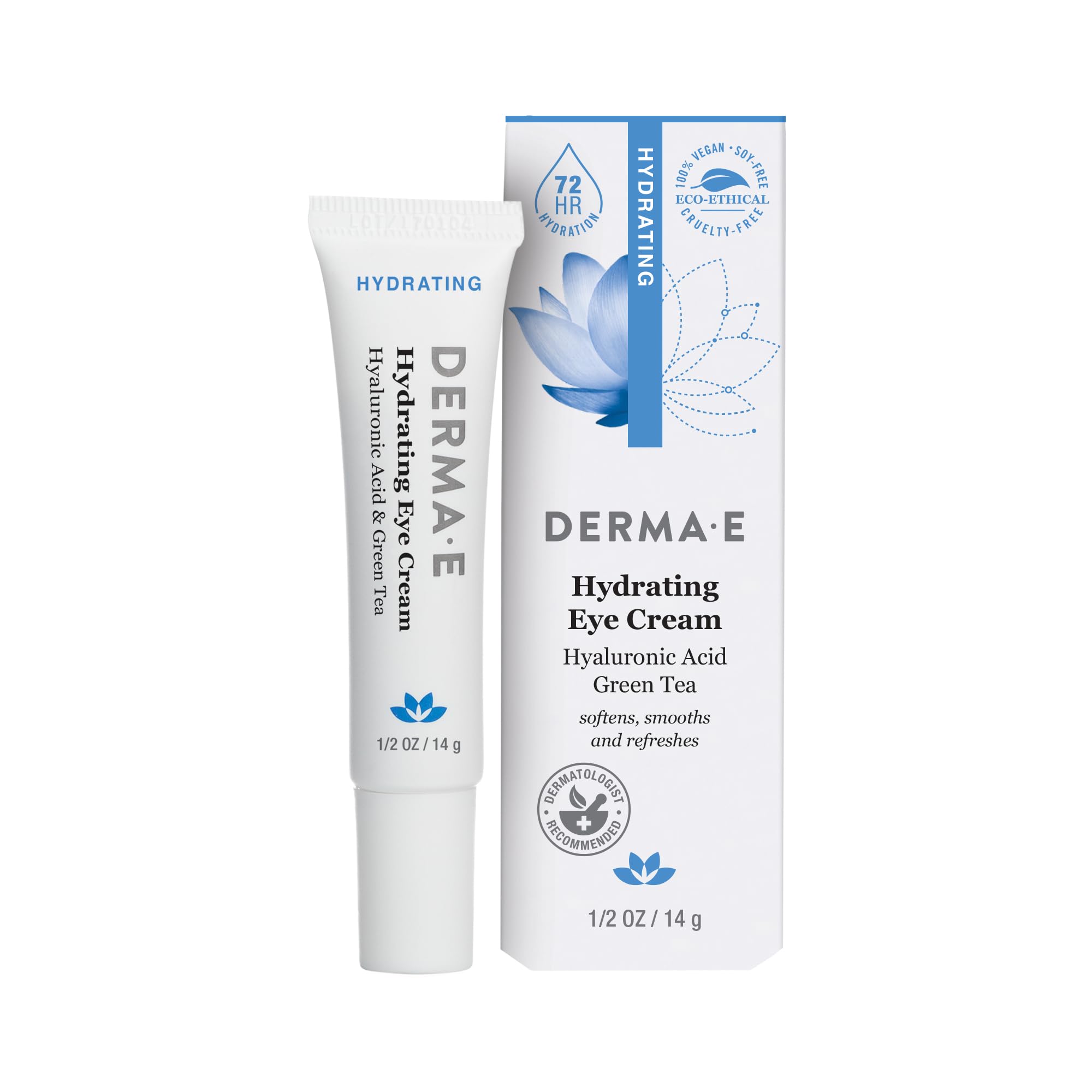 Crema De Ojos Derma E Hidratante Y Reafirmante Con Ácido Hialurónico 15 Ml - Venta Internacional.