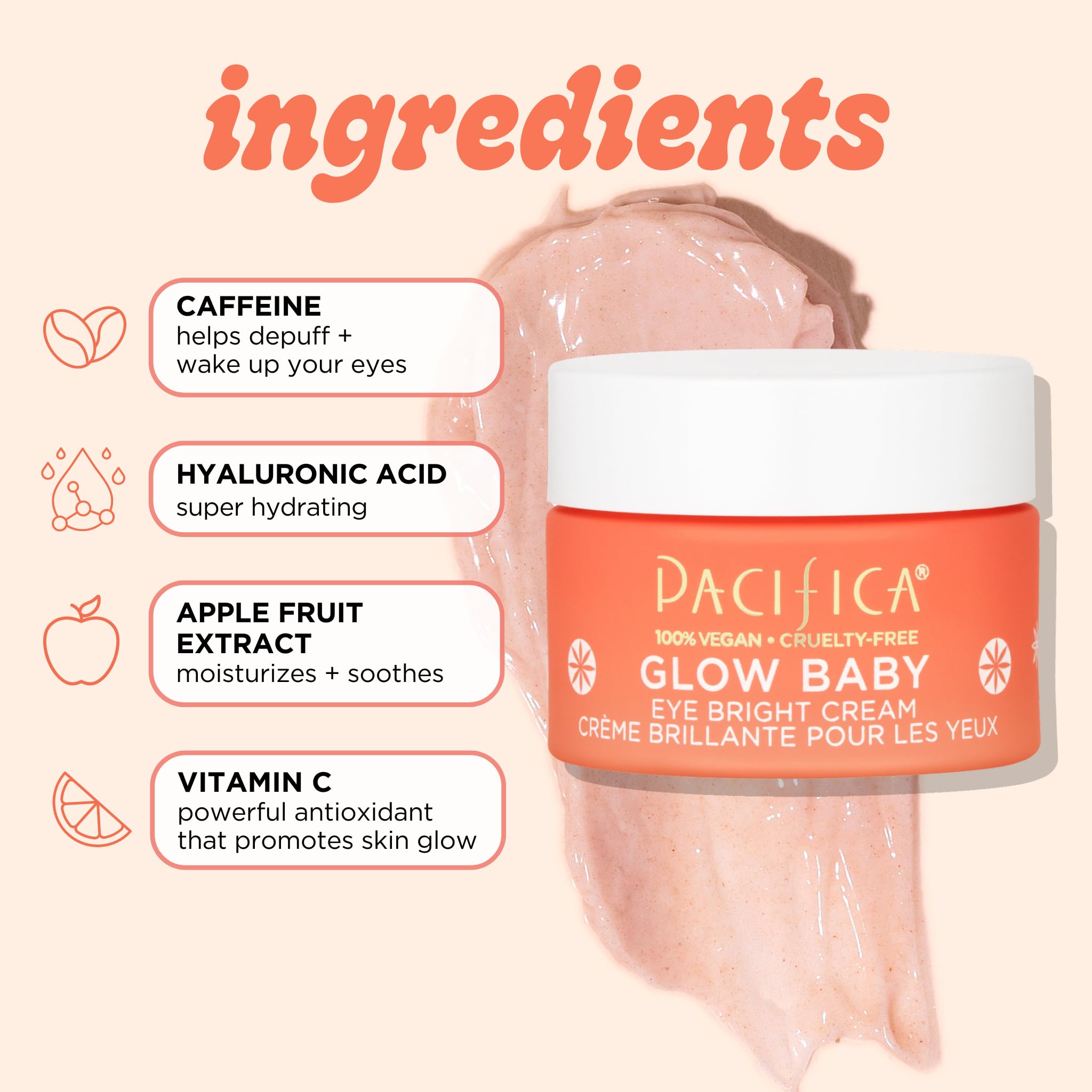 Foto 3 pulgar | Crema Eye Bright Pacifica Glow Baby, Unisex, 15 Ml - Venta Internacional.