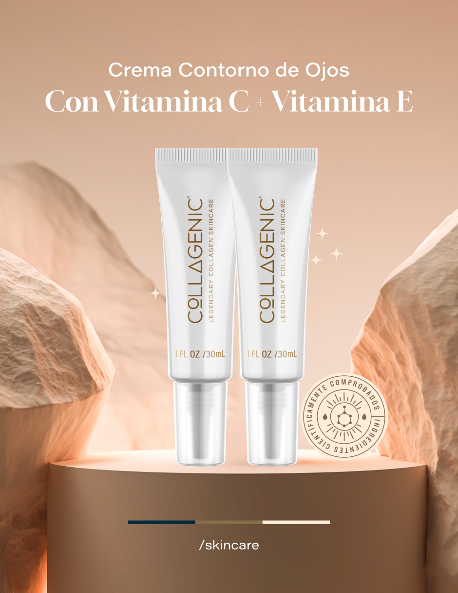 Foto 3 pulgar | Kit 2 Crema Contorno De Ojos Y Labios 30ml Vitamina C, Vitamina E