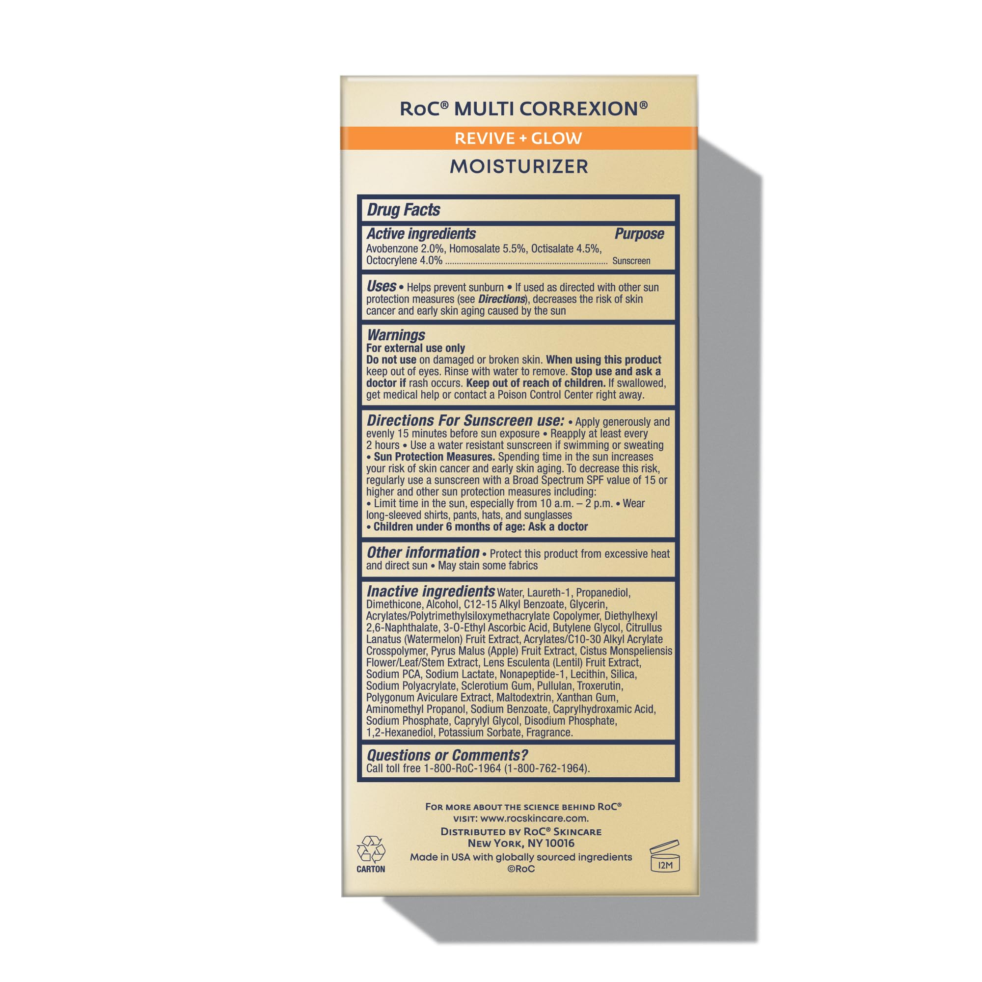 Foto 8 pulgar | Crema Hidratante Roc Multi Correxion Revive + Glow Vitamina C Spf30 - Venta Internacional.