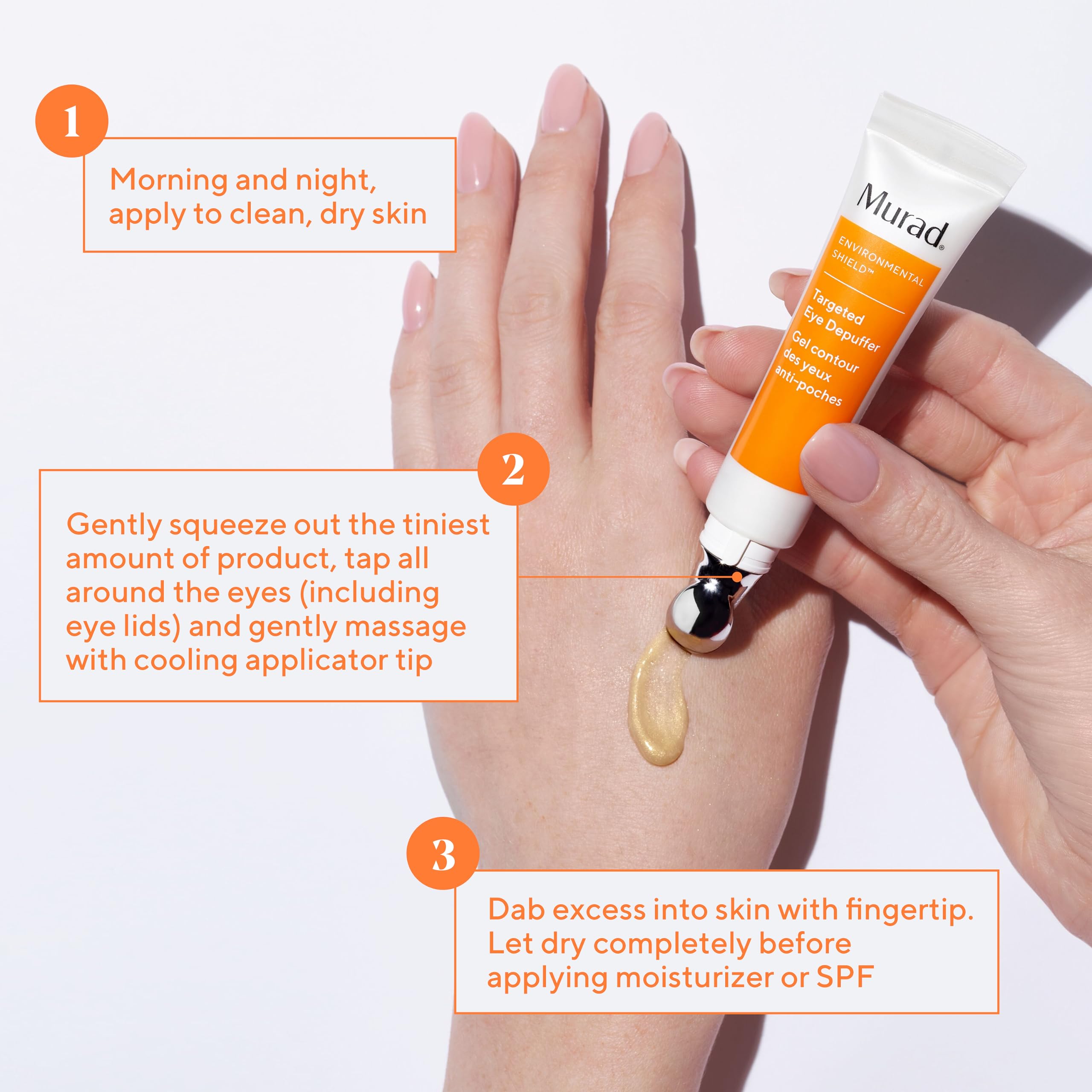 Foto 6 pulgar | Crema De Ojos Murad Targeted Eye Depuffer Antienvejecimiento 15 Ml - Venta Internacional.