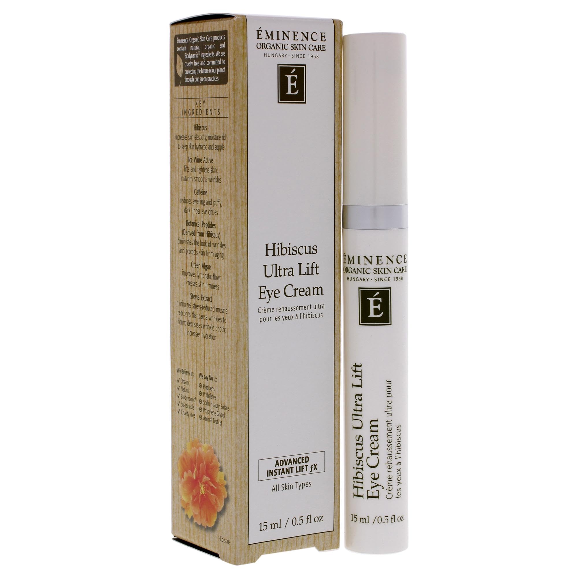 Foto 4 pulgar | Crema De Ojos Eminence Hibiscus Ultra Lift 15ml - Venta Internacional.