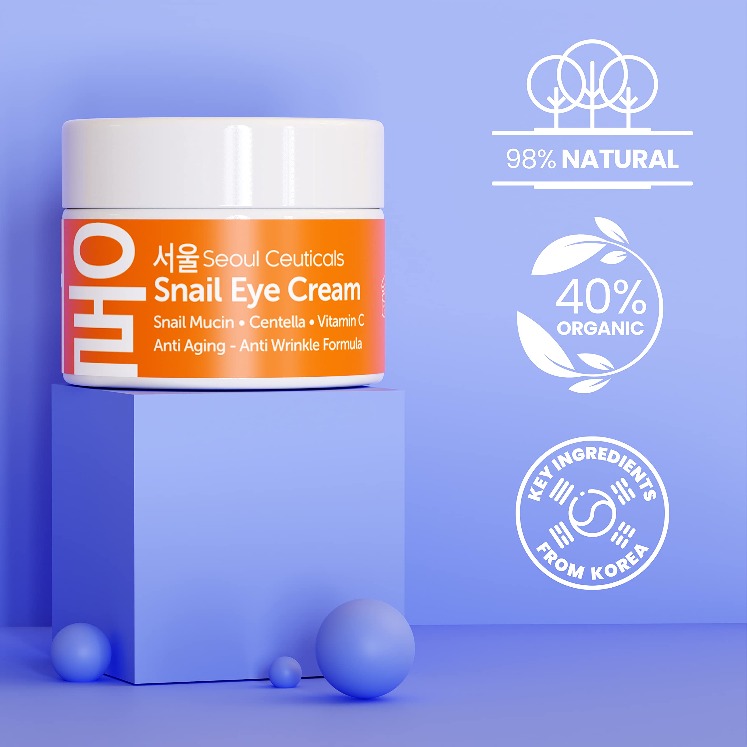Foto 4 pulgar | Crema Para Ojos Seoulceuticals Korean Snail Mucin 30 Ml 97,5% Filtrada - Venta Internacional.