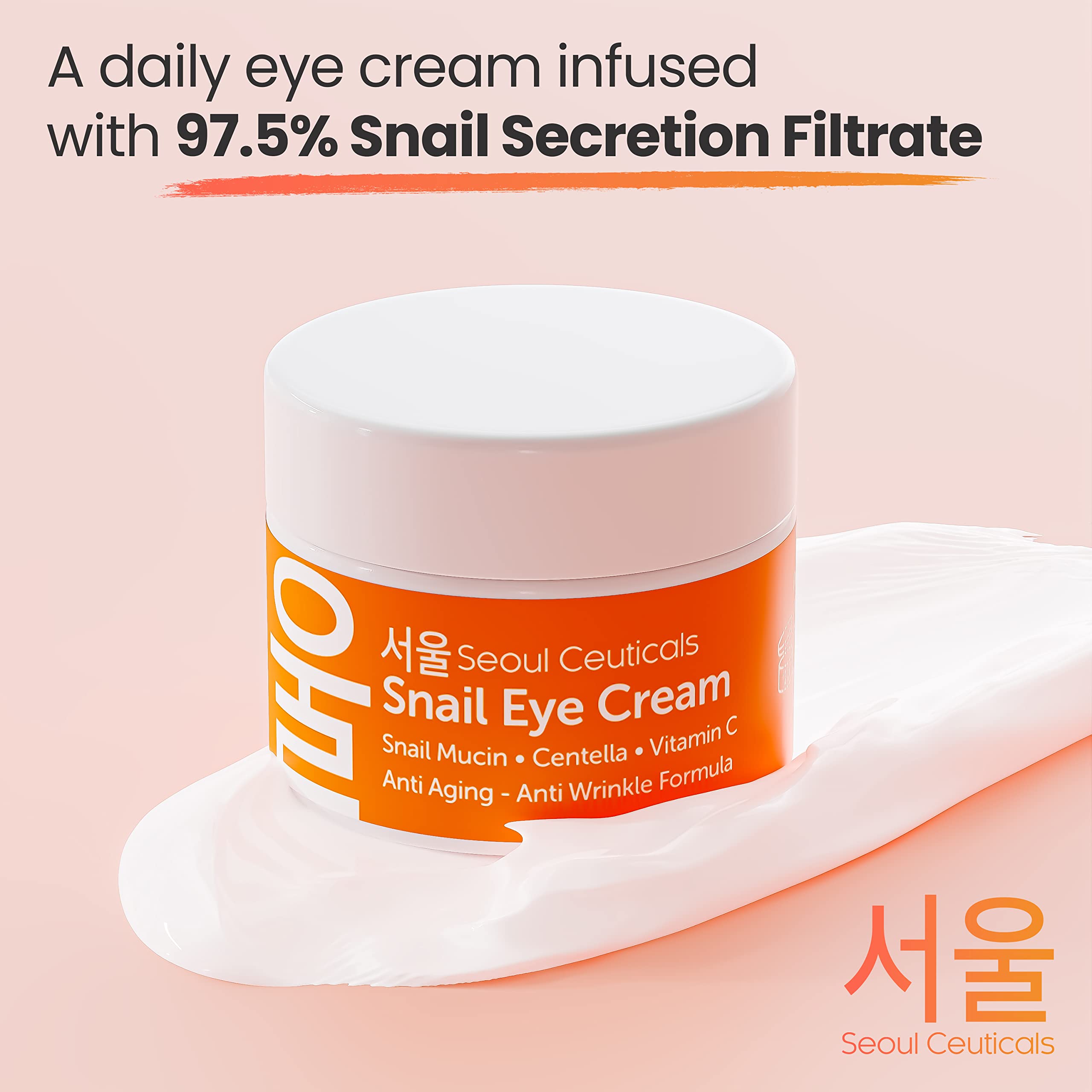 Foto 5 pulgar | Crema Para Ojos Seoulceuticals Korean Snail Mucin 30 Ml 97,5% Filtrada - Venta Internacional.