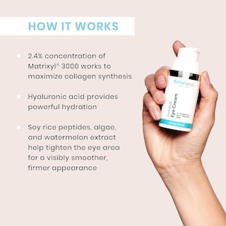 Foto 4 | Crema Hidratante Para Ojos Timeless Skin Care 15 Ml Con Ácido Hialurónico - Venta Internacional.