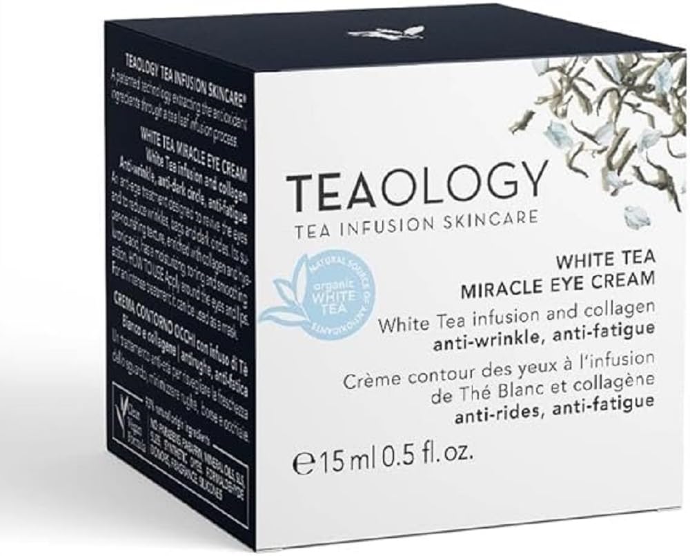 Crema Para Ojos Teaology White Tea Miracle Antiarrugas 30 Ml - Venta Internacional.