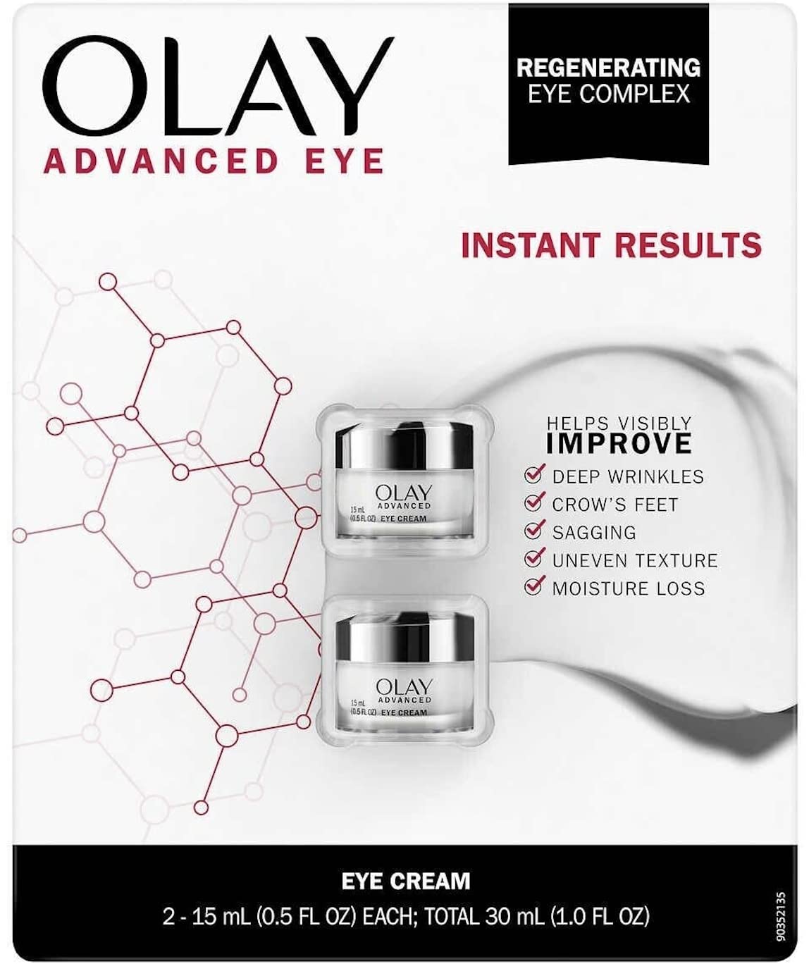 Foto 2 pulgar | Crema De Ojos Olay Advanced Eye Regeneration 15 Ml (paquete De 2) - Venta Internacional.