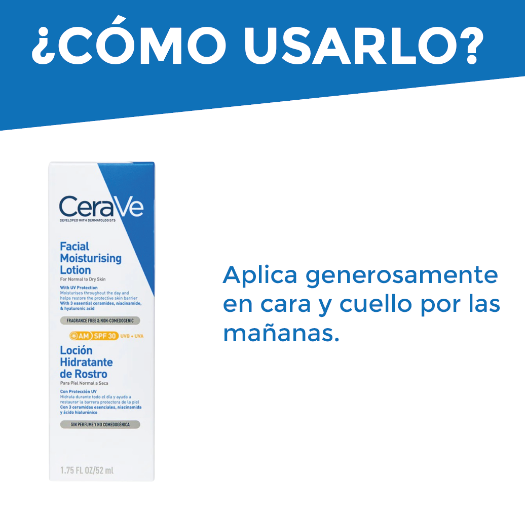 Foto 3 | Kit Hidratación Y Antiojeras Cerave: Loción Facial Fps30 + Crema Contorno De Ojos Para Piel Suave Y Radiante