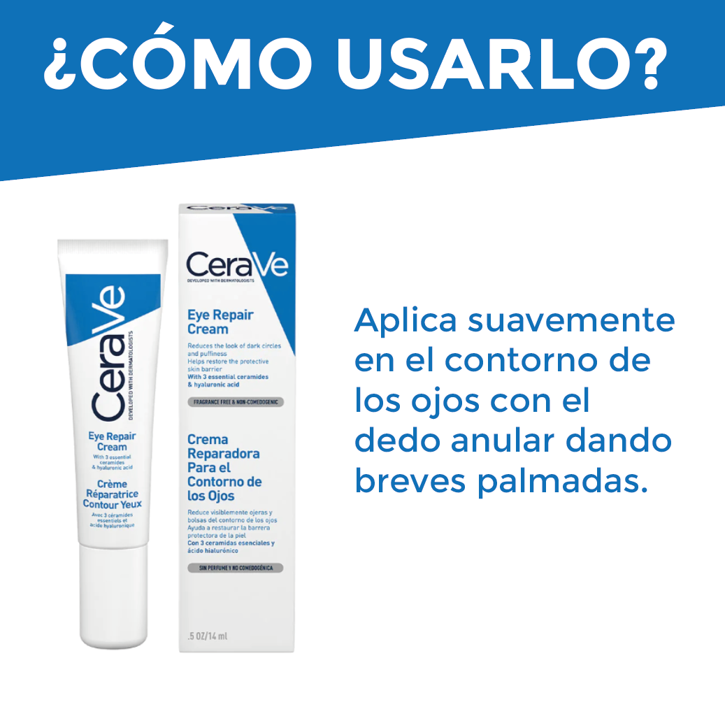 Foto 7 pulgar | Kit Hidratación Y Antiojeras Cerave: Loción Facial Fps30 + Crema Contorno De Ojos Para Piel Suave Y Radiante