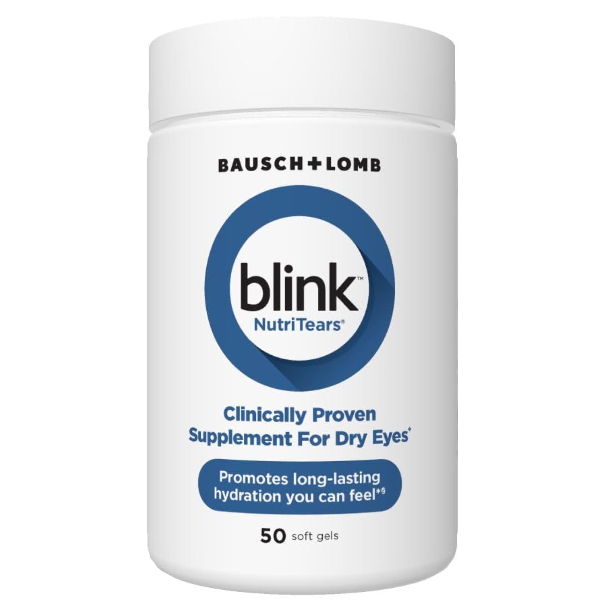 Suplemento Blink Nutritears Para Ojos Secos, 50 Cápsulas Blandas - Venta Internacional.
