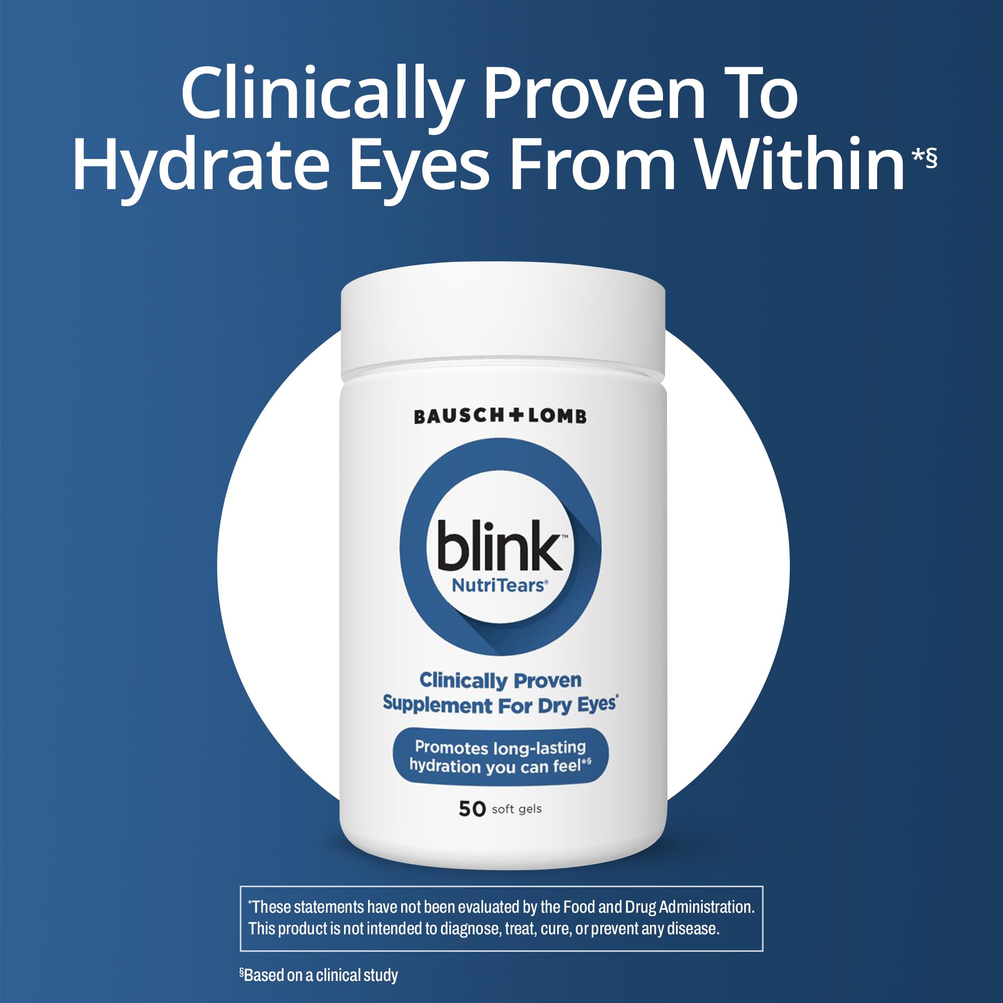 Foto 3 pulgar | Suplemento Blink Nutritears Para Ojos Secos, 50 Cápsulas Blandas - Venta Internacional.