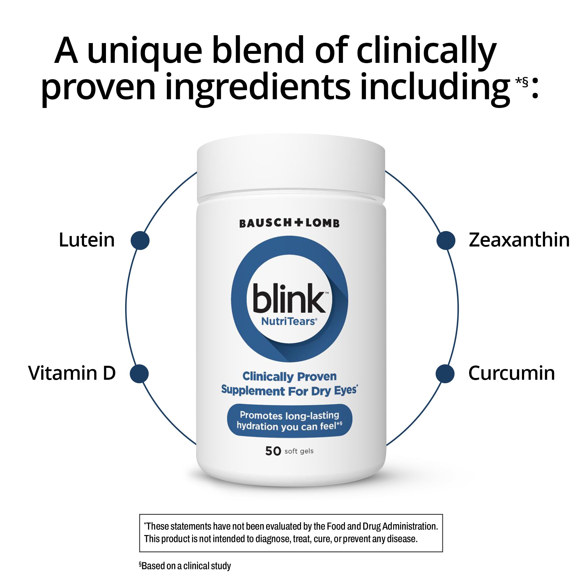 Foto 5 | Suplemento Blink Nutritears Para Ojos Secos, 50 Cápsulas Blandas - Venta Internacional.