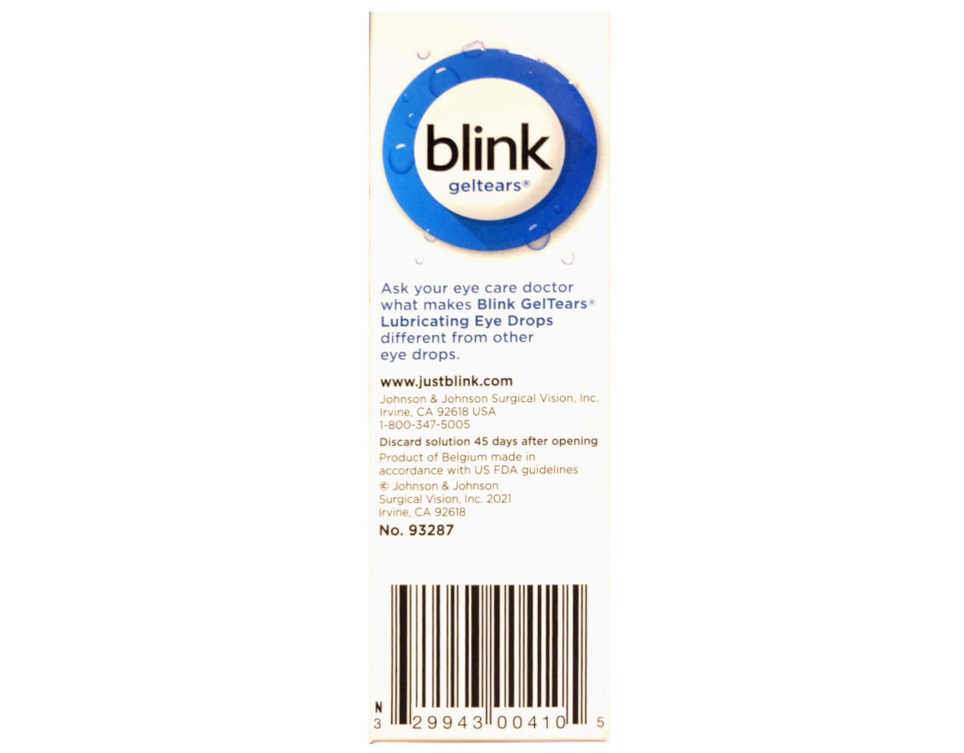 Foto 5 pulgar | Gotas Lubricantes Para Ojos Blink Geltears Para Ojos Secos, 10 Ml X 3 - Venta Internacional.