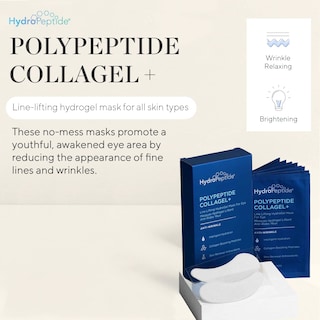 Foto 2 | Máscaras Para Ojos Hydropeptide Polipéptido Collagel 8 Tratamientos - Venta Internacional.