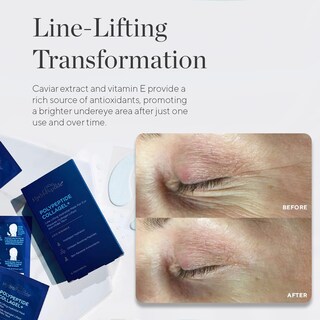 Foto 3 | Máscaras Para Ojos Hydropeptide Polipéptido Collagel 8 Tratamientos - Venta Internacional.