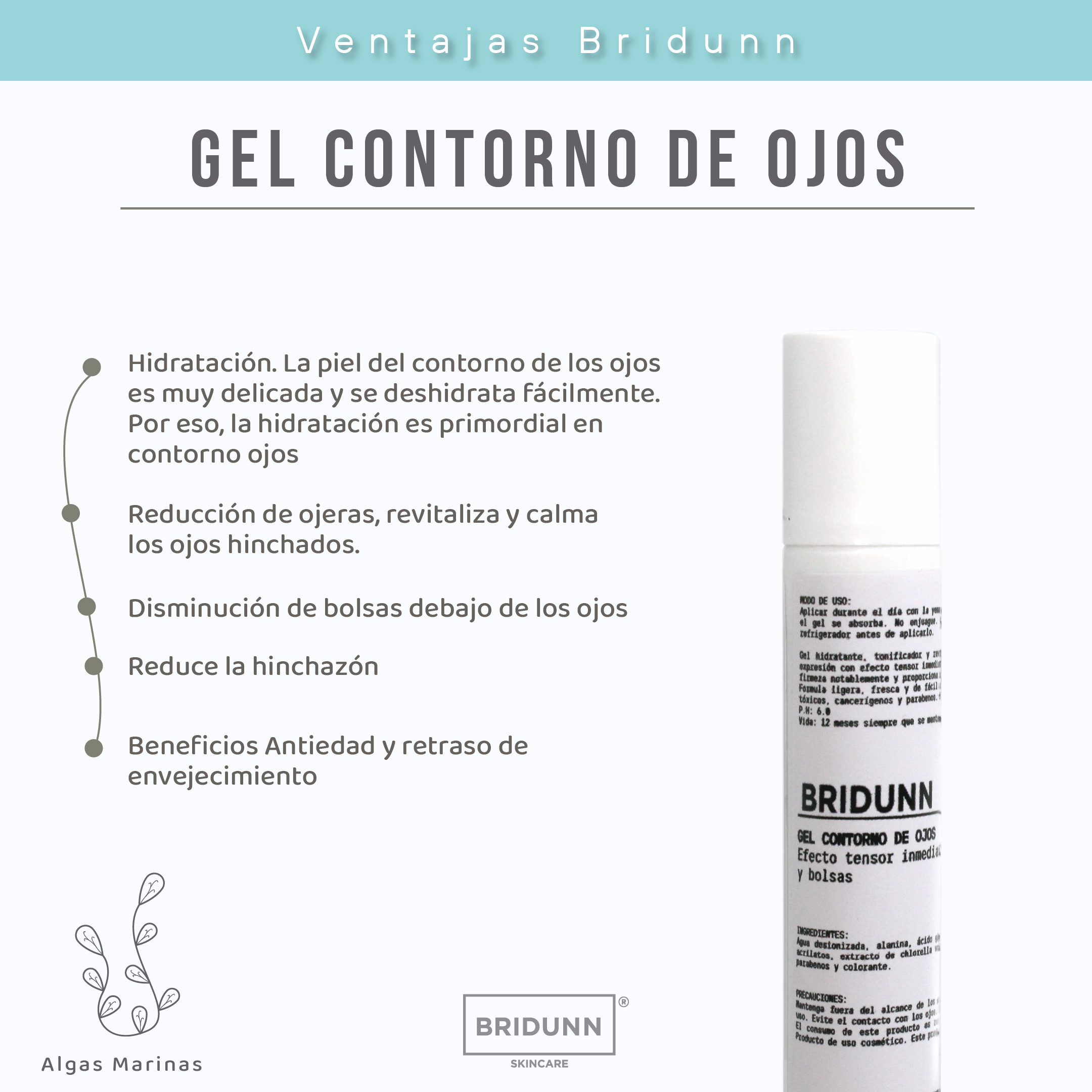 Foto 5 pulgar | Paquete Antiedad Para El Cuidado Facial: Gel Para Contorno De Ojos + Suero Facial Antioxidante