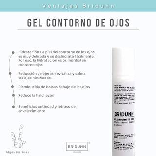 Foto 4 | Paquete BRIDUNN SKINCARE Suero Facial Antioxidante + Gel Contorno de Ojos Hidrata Reafirma y Reduce Ojeras