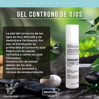 Foto 8 | Paquete BRIDUNN SKINCARE Suero Facial Antioxidante + Gel Contorno de Ojos Hidrata Reafirma y Reduce Ojeras