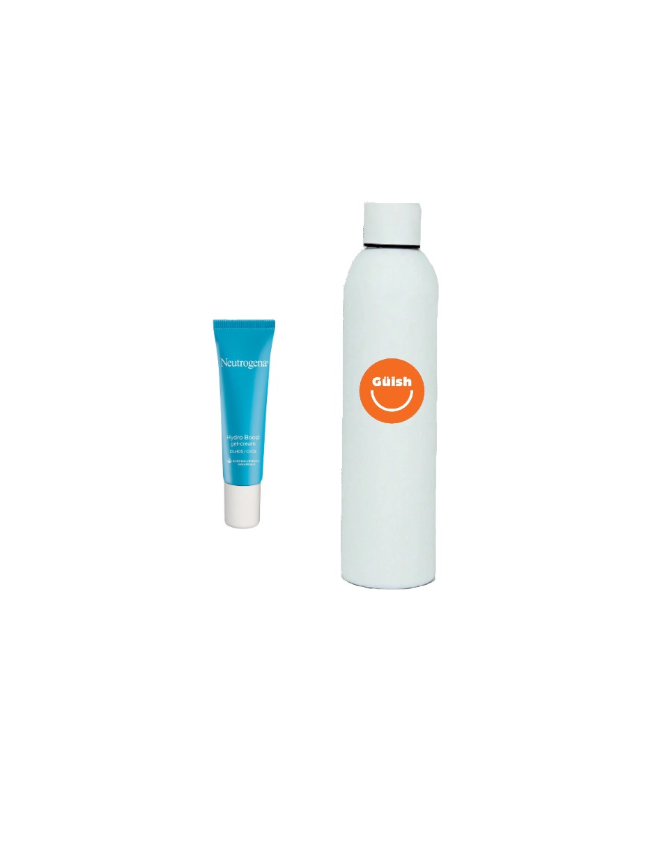 Foto 2 pulgar | Crema Contorno De Ojos Neutrogena Hydro Boost + Termo De Agua Güish