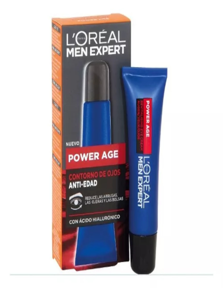 Foto 4 pulgar | Crema De Ojos Hidratante Men Expert Power Age + Teermo De Regalo Güish