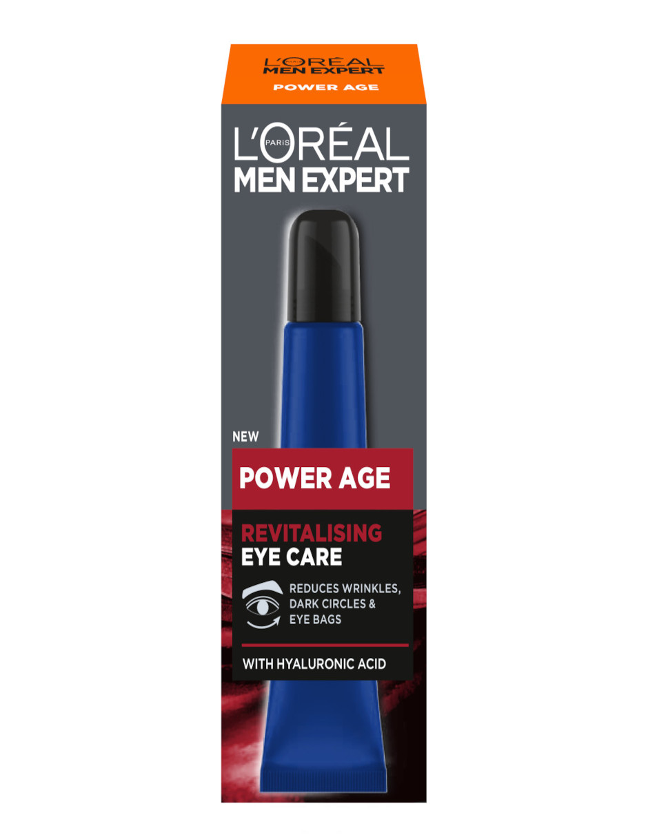 Foto 5 pulgar | Crema De Ojos Hidratante Men Expert Power Age + Teermo De Regalo Güish