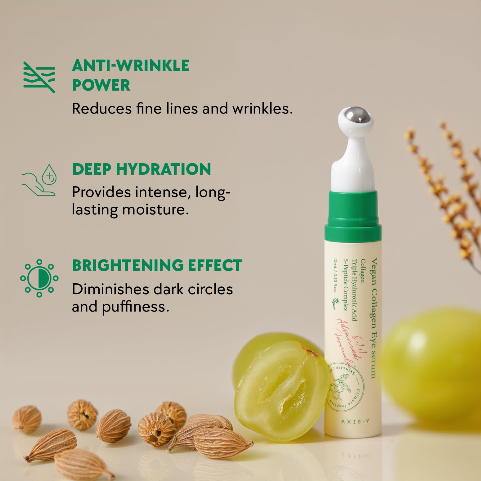 Foto 3 pulgar | Sérum Para Ojos Axis-y De Colágeno Vegano, 10 Ml/0.33 Fl.oz - Venta Internacional.