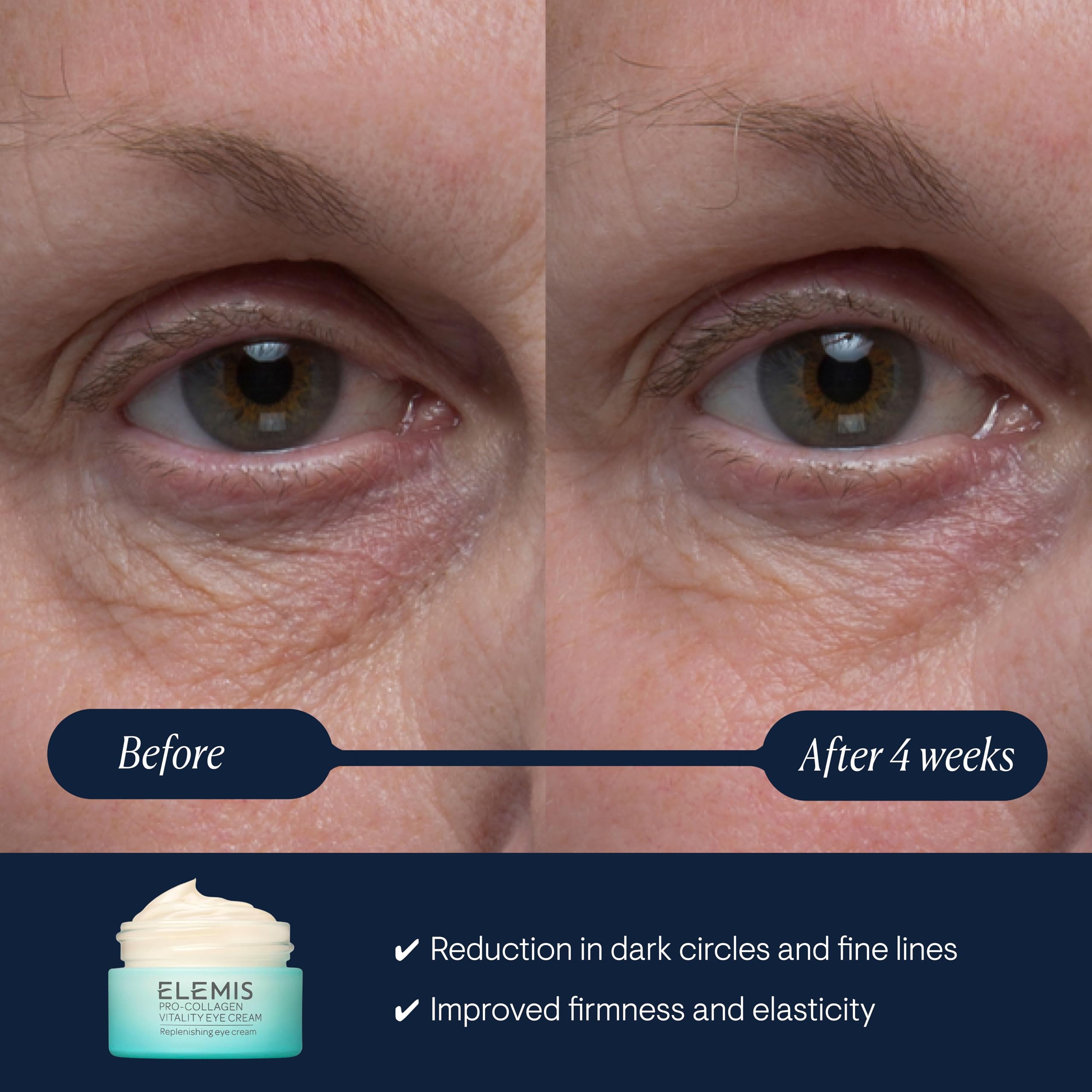 Foto 3 pulgar | Crema De Ojos Elemis Pro-collagen Vitality Antiarrugas 15ml - Venta Internacional.
