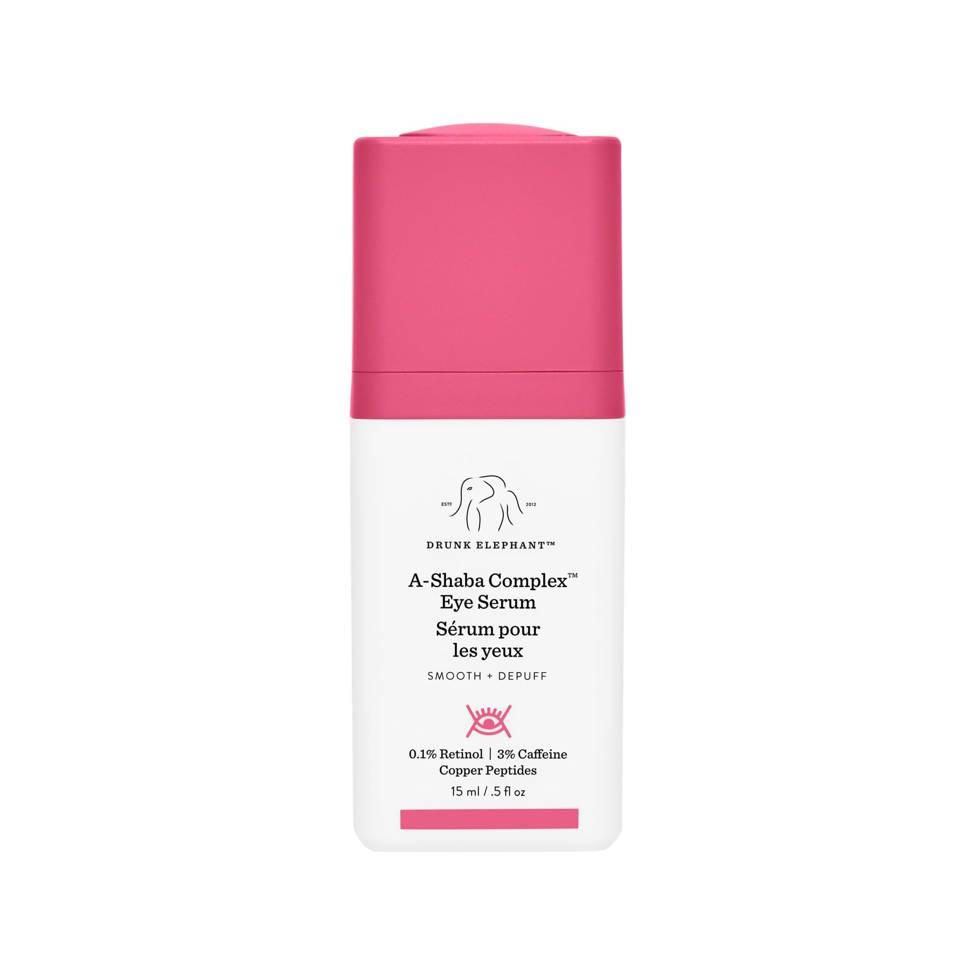 Sérum Para Ojos Drunk Elephant A-shaba Complex 15 Ml Con 0,1% De Retino - Venta Internacional.