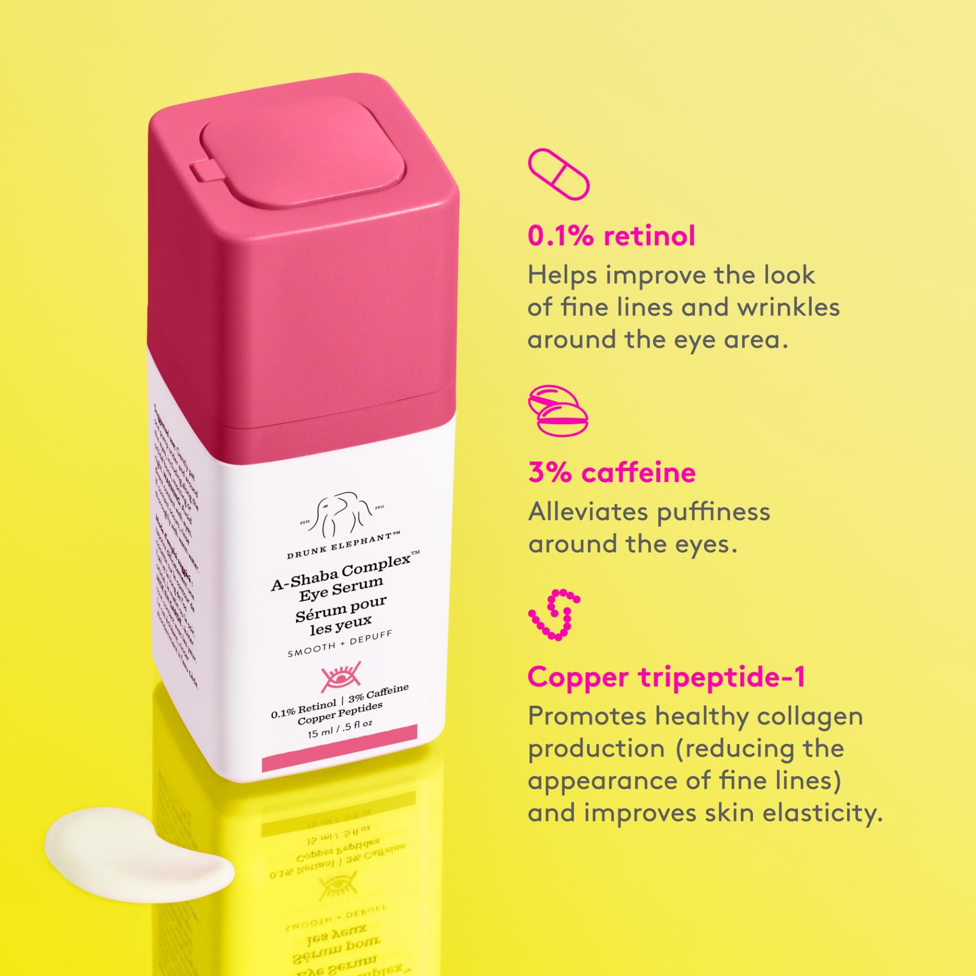 Foto 6 pulgar | Sérum Para Ojos Drunk Elephant A-shaba Complex 15 Ml Con 0,1% De Retino - Venta Internacional.