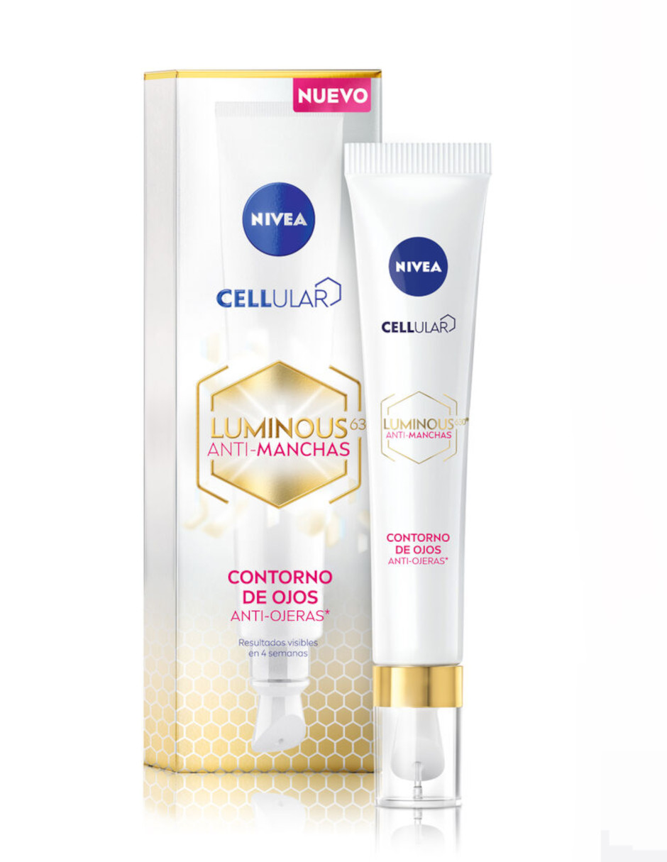 Foto 5 pulgar | Contorno De Ojos Nivea Luminous Ácido Hialurónico + Termo Güish Gratis |