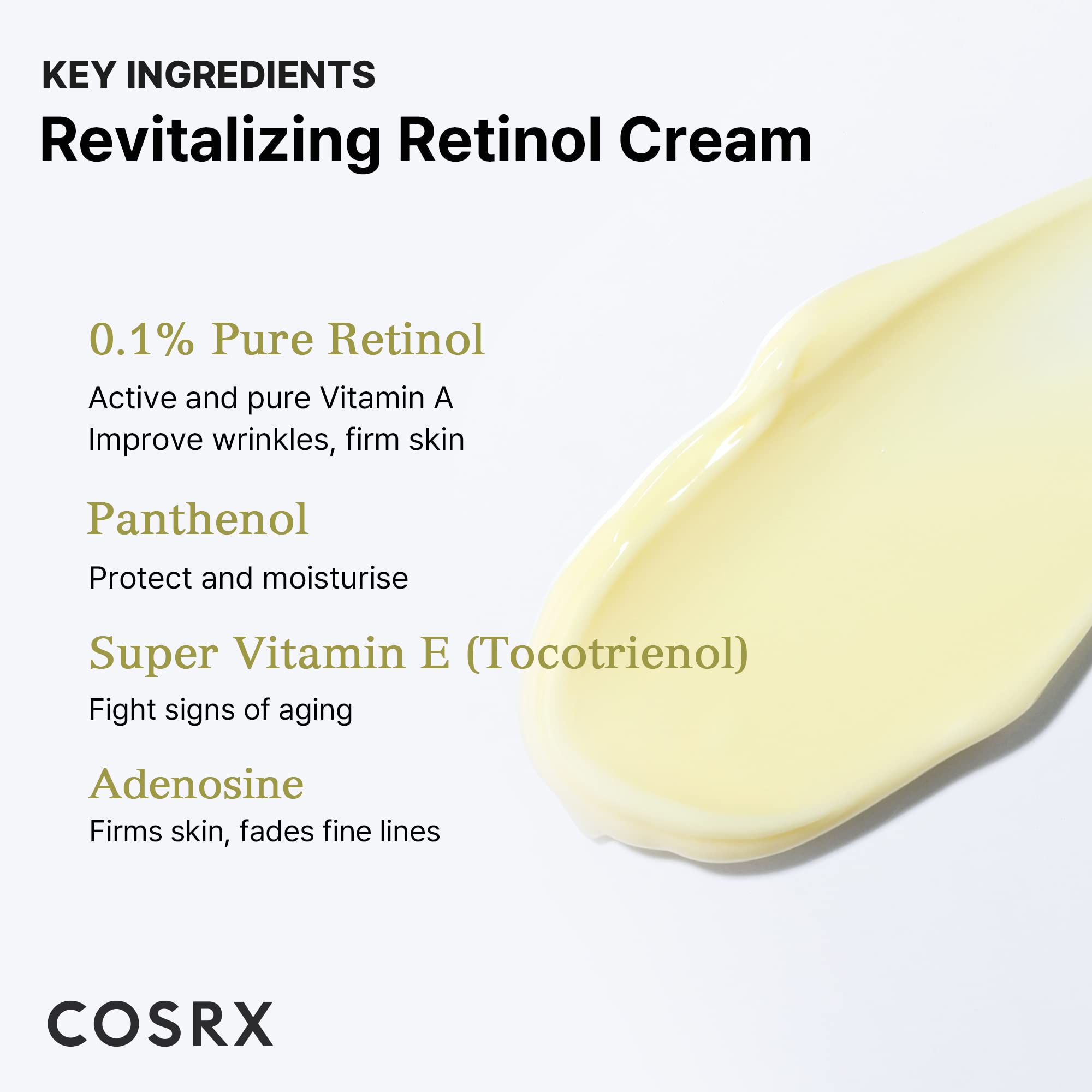 Foto 4 | Crema Cosrx Retinol 0,1% Antienvejecimiento Para Ojos Y Cuello, 20 Ml - Venta Internacional.
