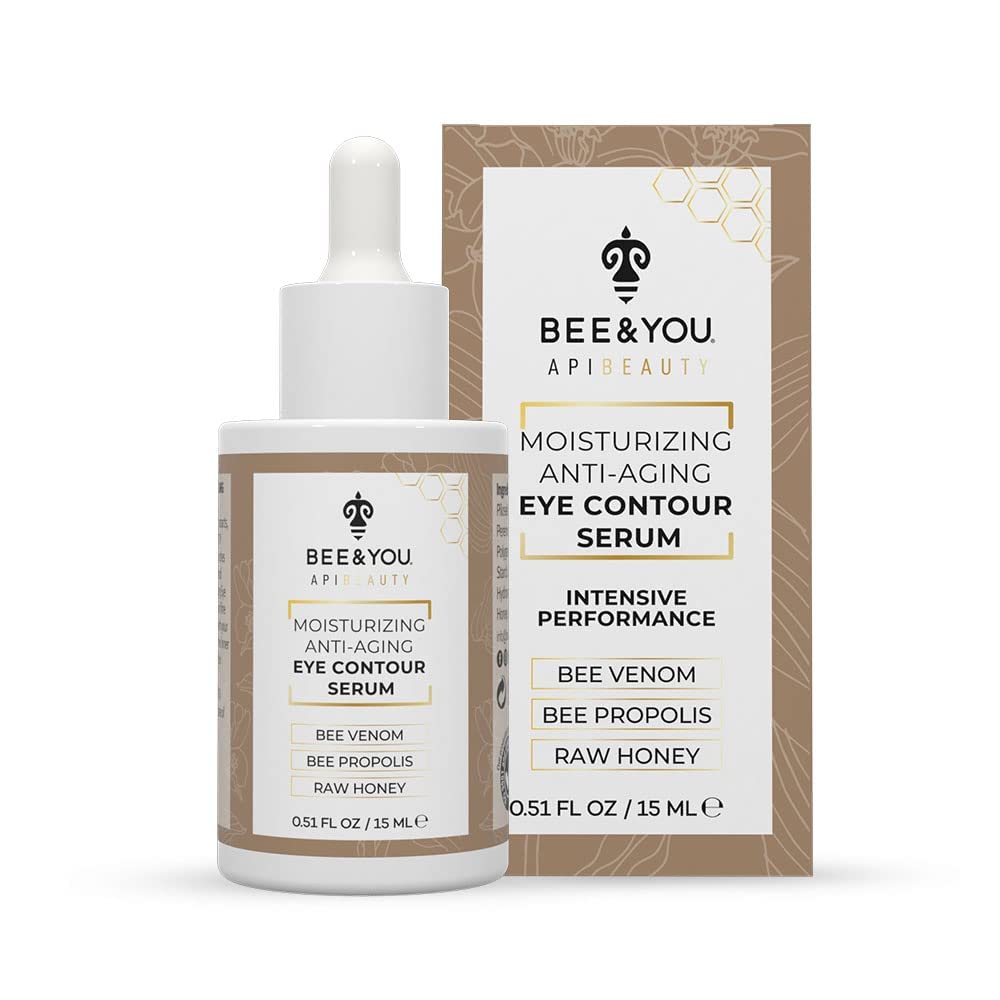 Sérum Para Ojos Bee & You, Antienvejecimiento, Antiarrugas, 15 Ml, Con Veneno De Abeja - Venta Internacional.