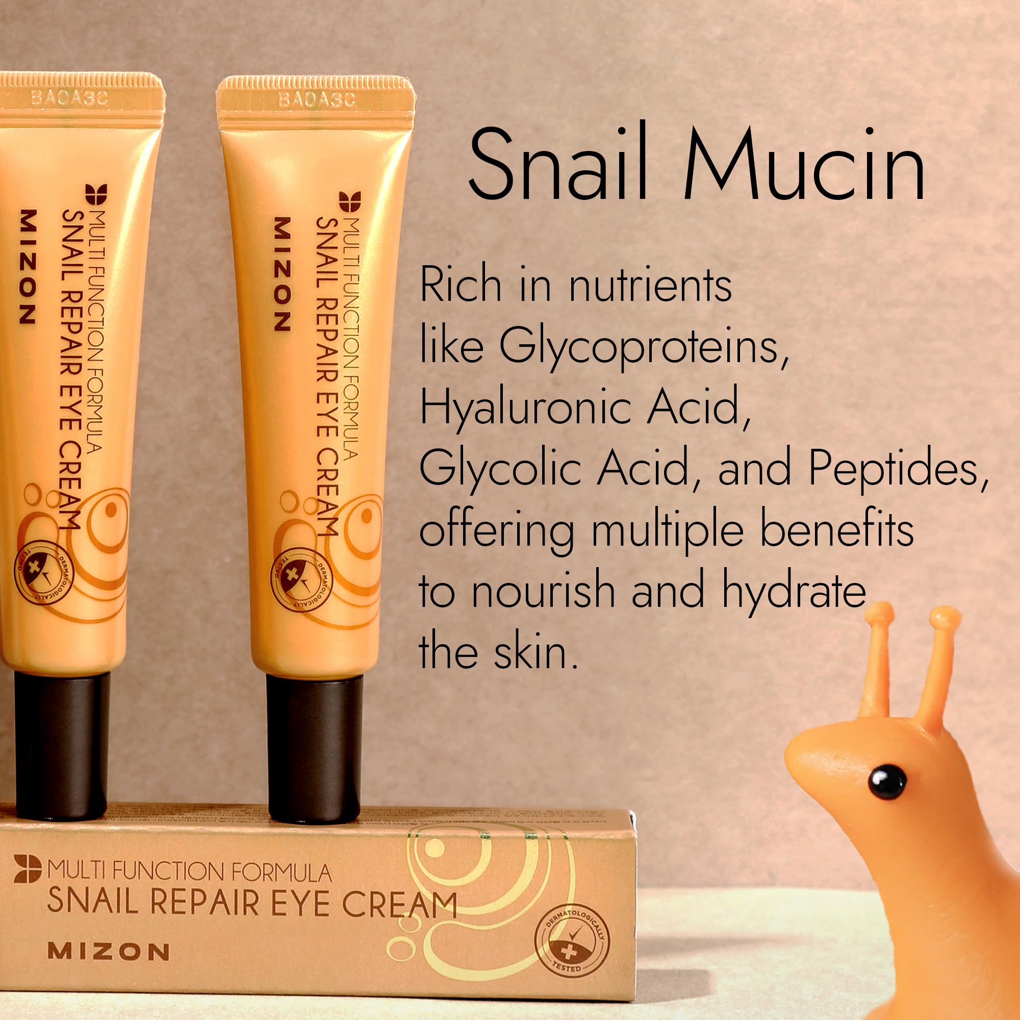 Foto 5 pulgar | Crema Para Ojos Mizon Snail Repair Con Moco De Caracol, 25 Ml, Para Arrugas - Venta Internacional.