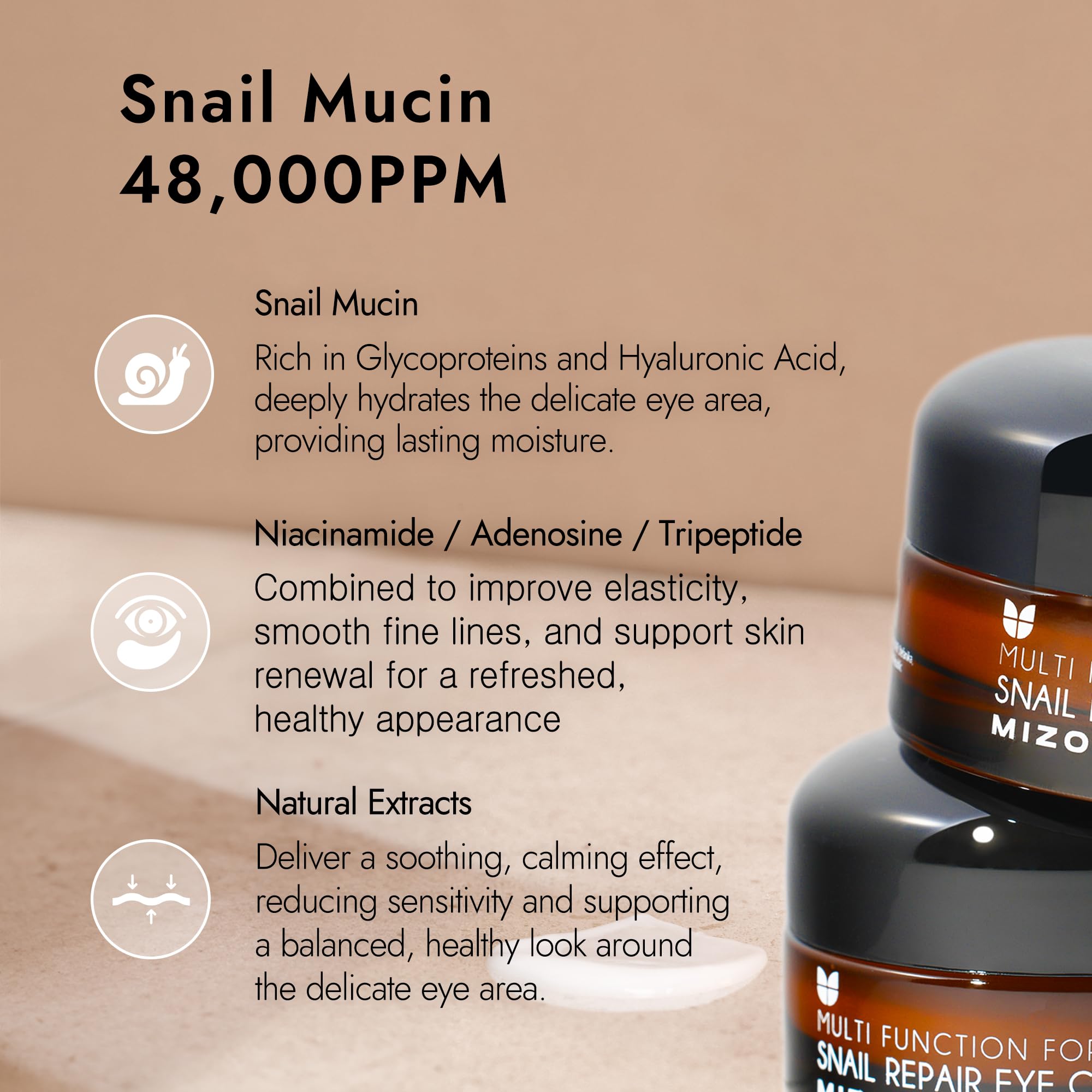 Foto 7 pulgar | Crema Para Ojos Mizon Snail Repair Con Moco De Caracol, 25 Ml, Para Arrugas - Venta Internacional.