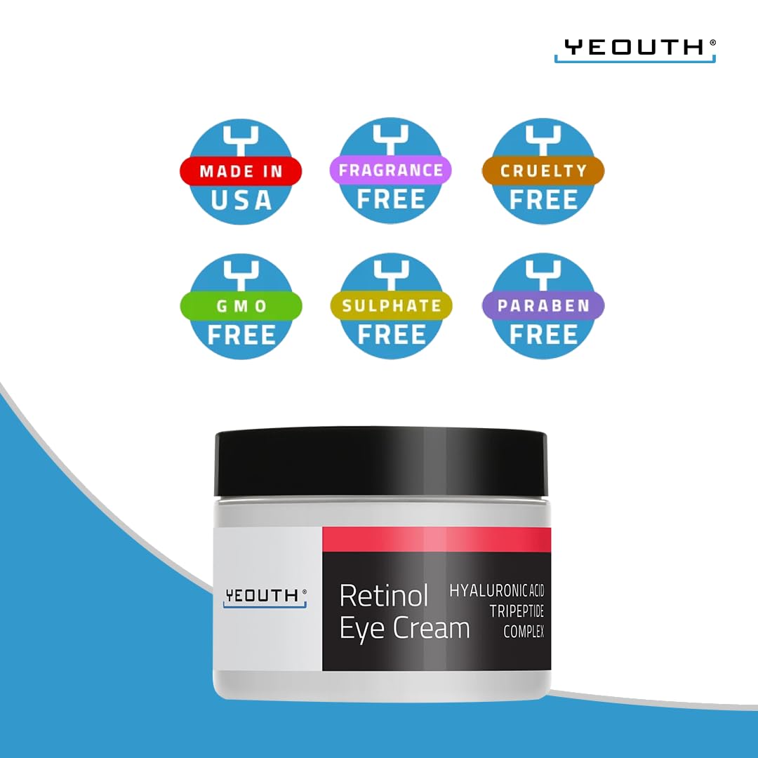 Foto 8 pulgar | Crema Reafirmante Con Retinol Yeouth Para Hinchazón Y Bolsas, 60 Ml - Venta Internacional.