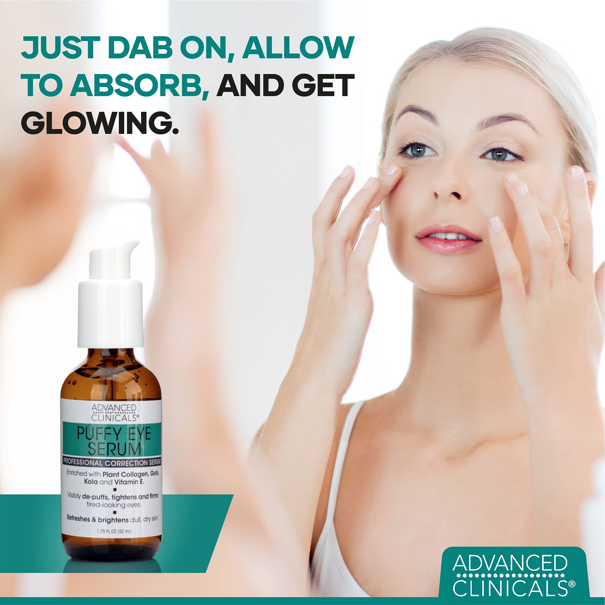 Foto 8 pulgar | Sérum Antiedad Para Debajo De Los Ojos De Advanced Clinicals, 50 Ml - Venta Internacional.