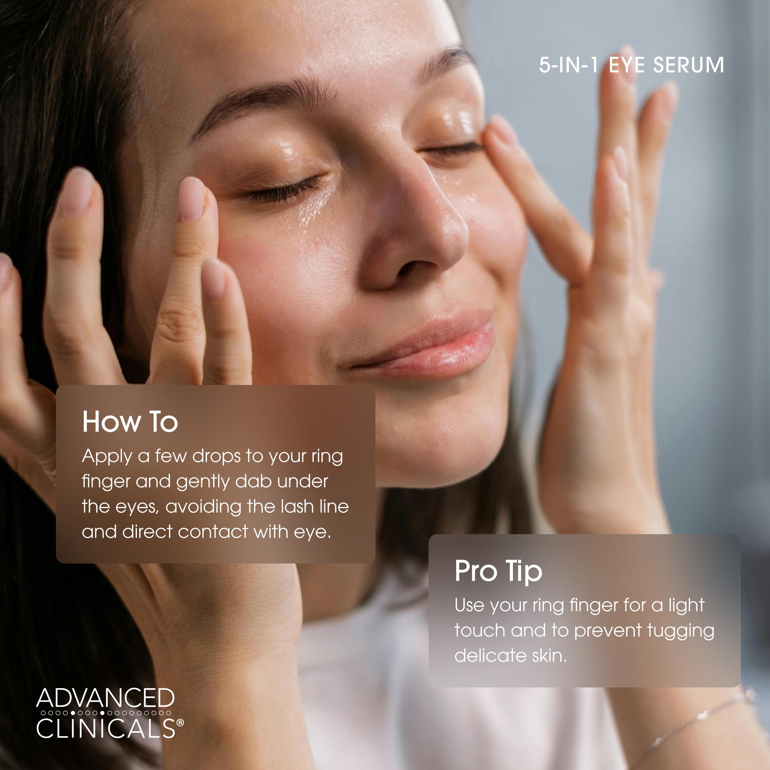 Foto 5 pulgar | Sérum Para Ojos Advanced Clinicals 5 En 1 Antienvejecimiento, 60 Ml - Venta Internacional.
