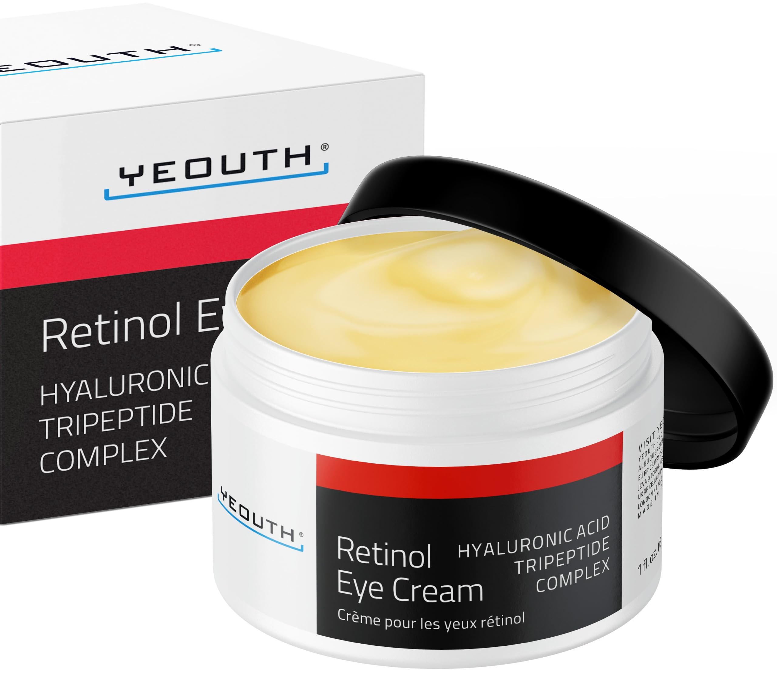 Foto 2 pulgar | Crema De Ojos Yeouth Retinol Con Ácido Hialurónico 30 Ml Para Ojeras - Venta Internacional.