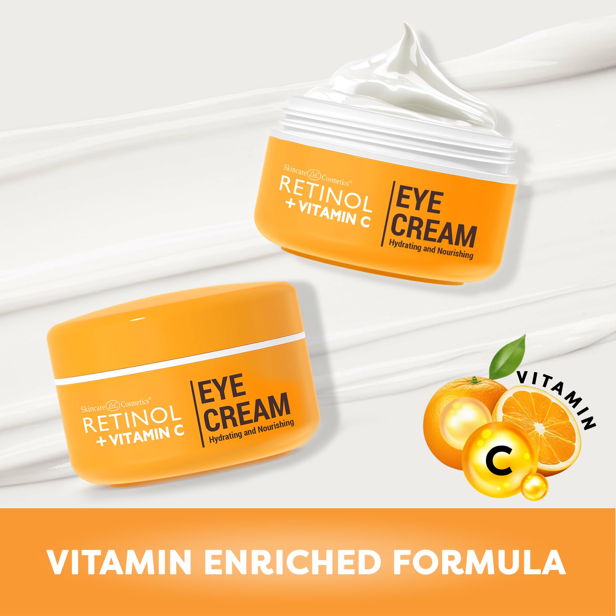 Foto 6 | Crema Para Ojos Con Retinol Y Vitamina C, Antienvejecimiento, Ojeras - Venta Internacional.
