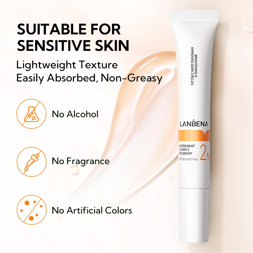 Foto 6 | Crema De Ojos Lanbena Vitamina C Para Arrugas Y Ojeras 30 Ml - Venta Internacional.