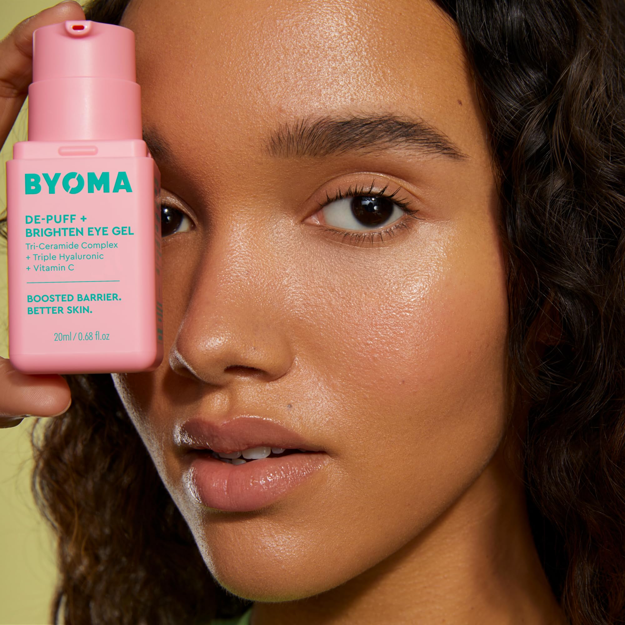 Foto 4 pulgar | Gel Para Ojos Byoma De-puff + Brighten Con Ácido Hialurónico, 20 Ml - Venta Internacional.