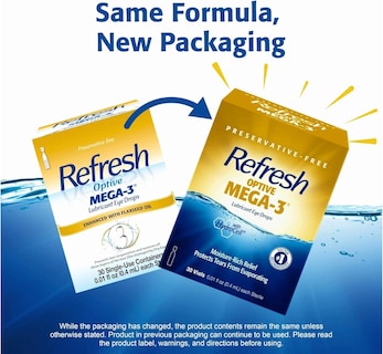 Foto 2 | Lubricante Eye Drops Refresh Lubricante Con Aceite Natural, 90 Ml - Venta Internacional.