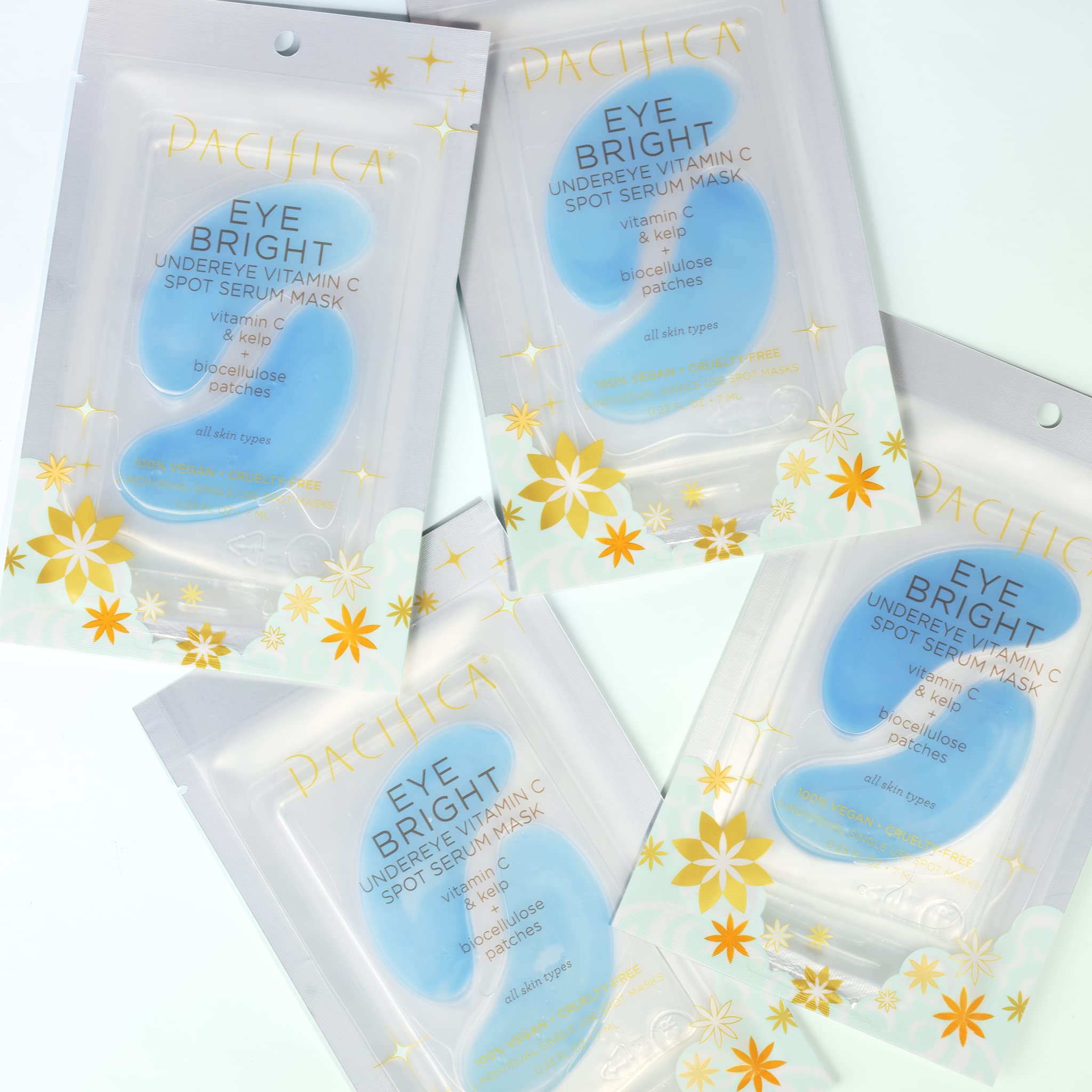 Foto 5 pulgar | Máscara De Sérum Antimanchas Con Vitamina C De Eye Bright Para Debajo De Los Ojos, 4 Unidades - Venta Internacional.