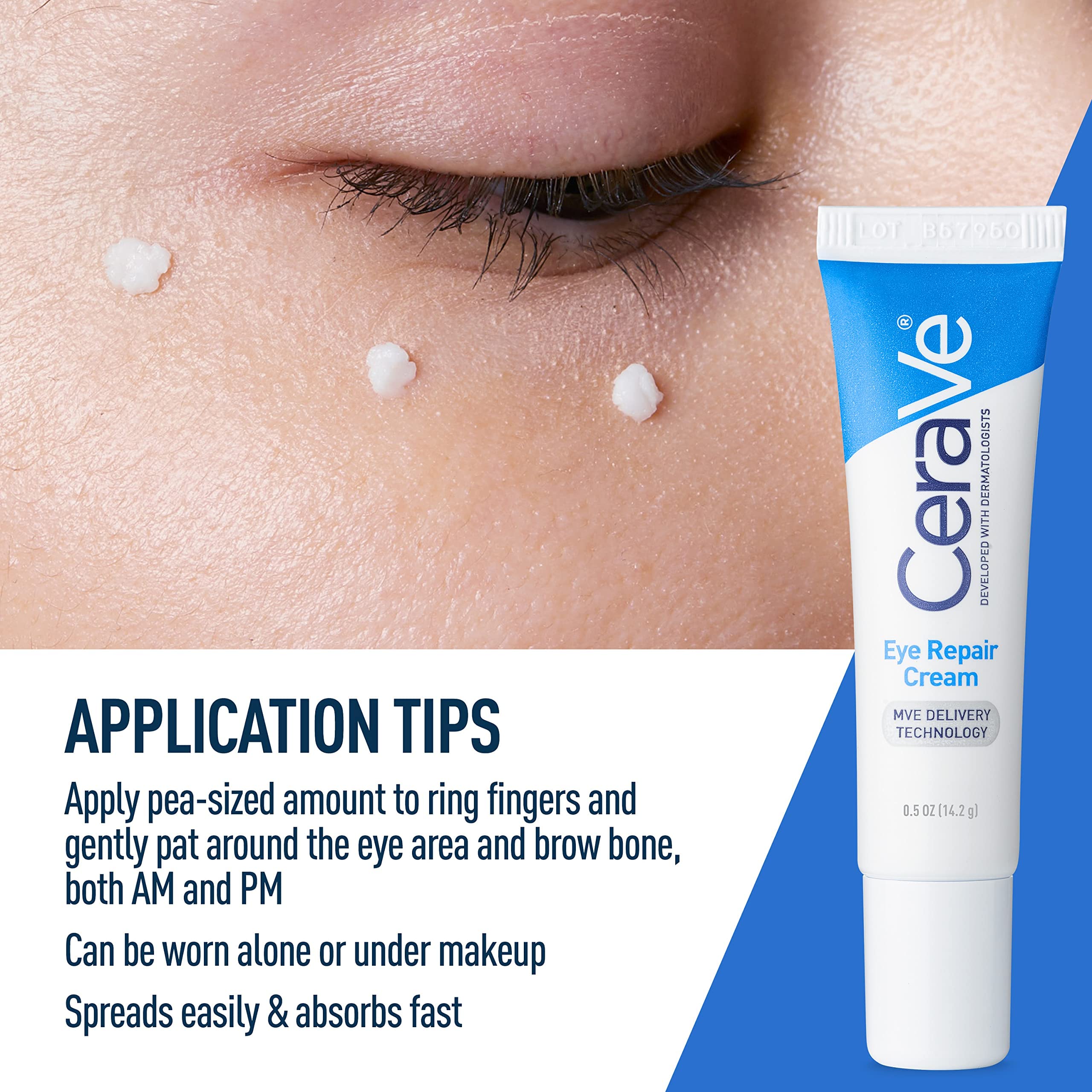 Foto 4 | Crema Reparadora De Ojos Cerave Para Ojeras E Hinchazón, 15 Ml - Venta Internacional.