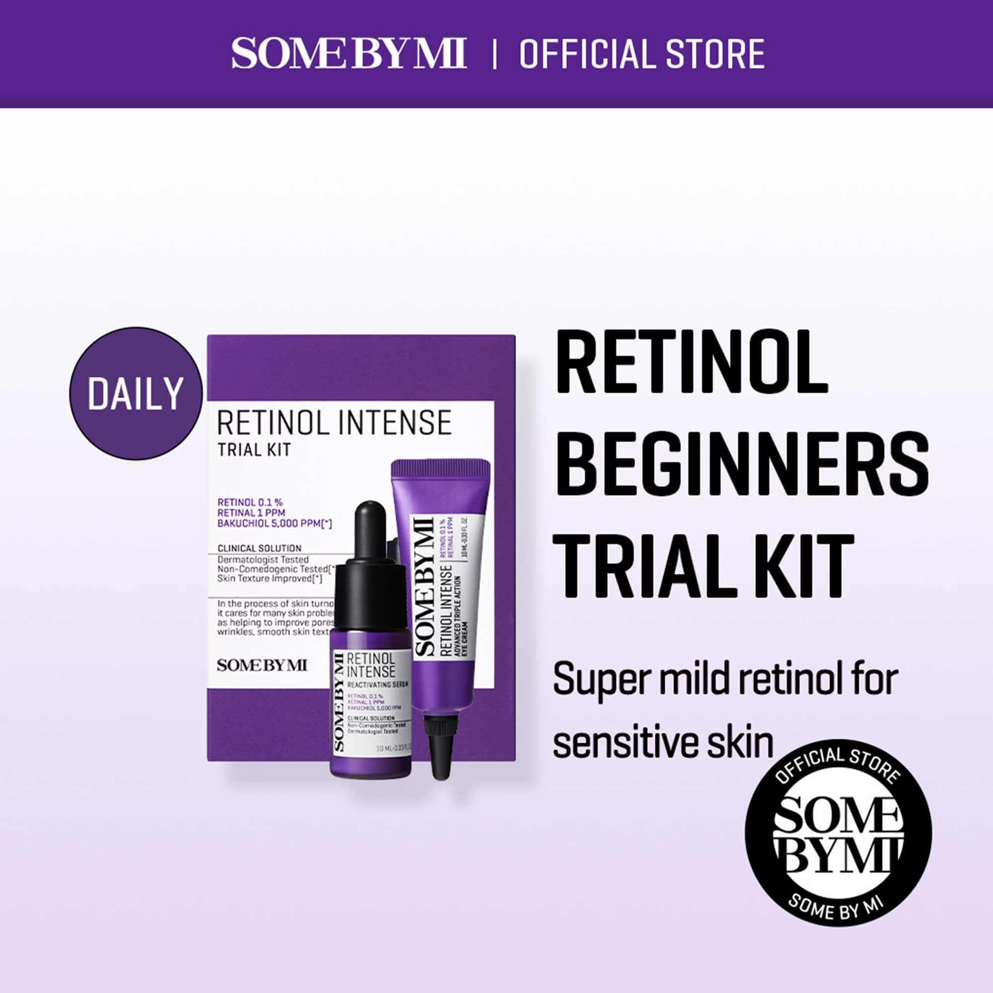 Foto 2 | Trial Kit Some By Mi Sérum Intenso Con Retinol De 10 Ml Y Crema Para Ojos - Venta Internacional.