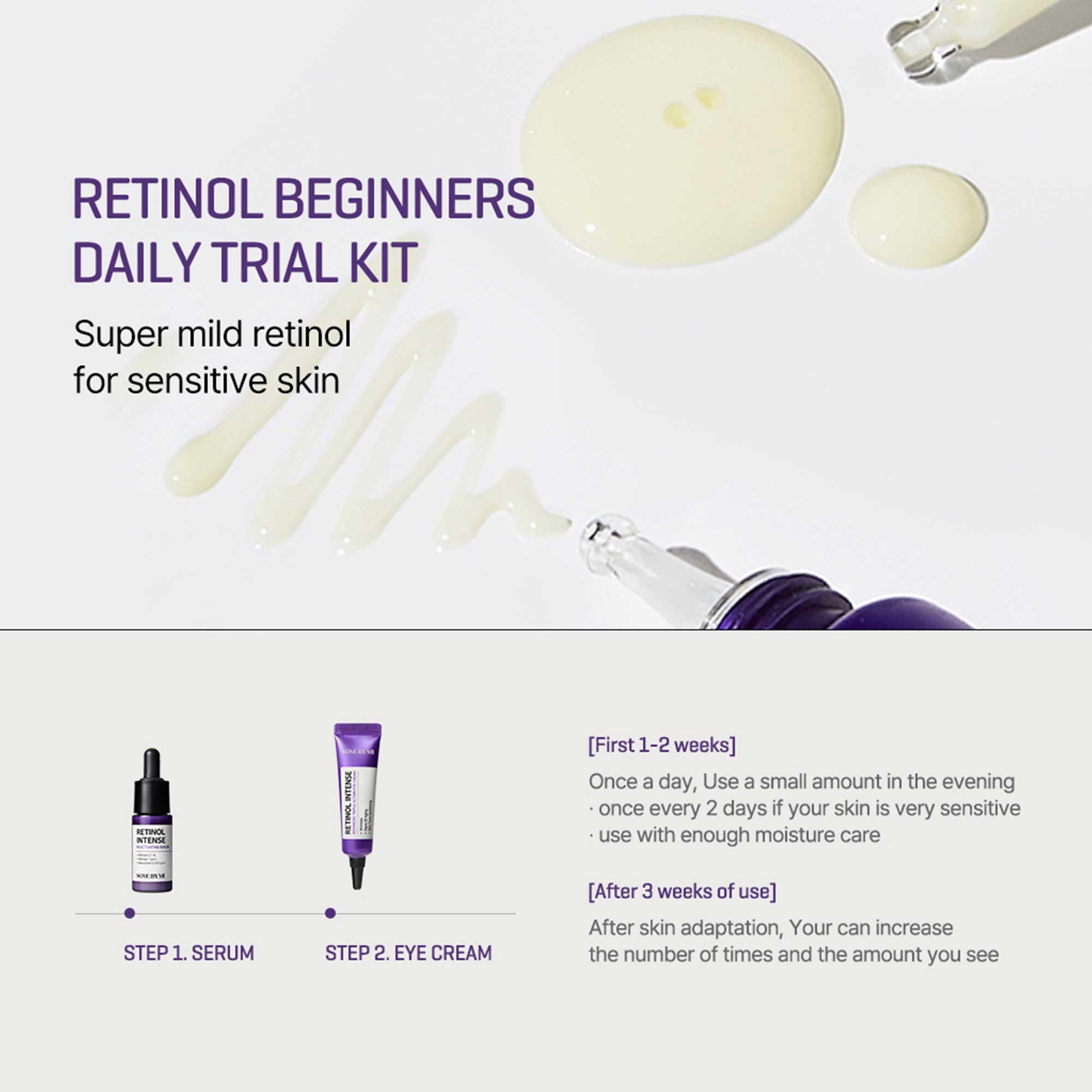 Foto 7 | Trial Kit Some By Mi Sérum Intenso Con Retinol De 10 Ml Y Crema Para Ojos - Venta Internacional.