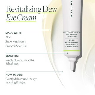 Foto 3 | Gel Y Crema Para Ojos Well People Revitalizante Dew Snow Mushroom - Venta Internacional.