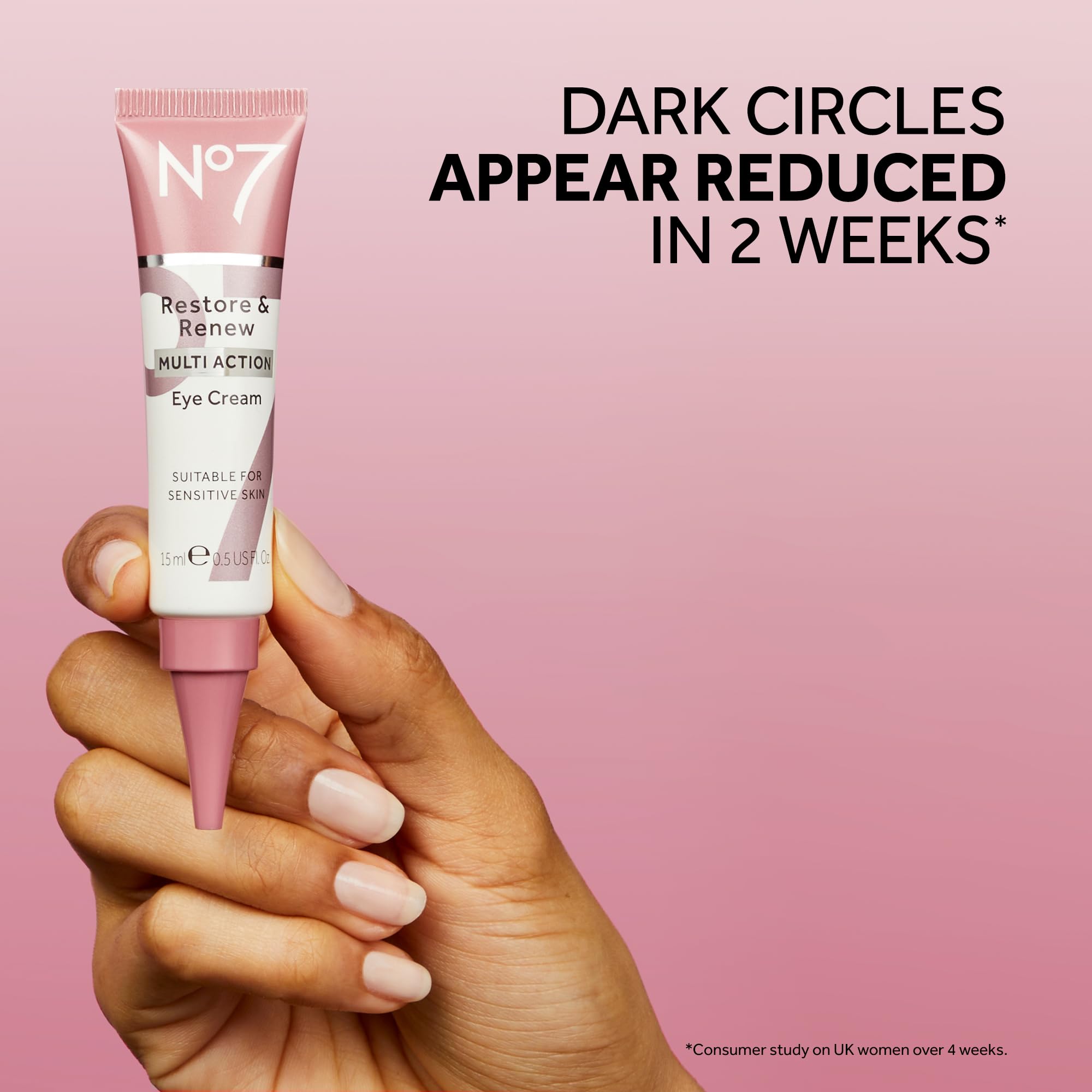 Foto 5 pulgar | Crema De Ojos No7 Restore & Renew Multi-action 15 Ml - Venta Internacional.